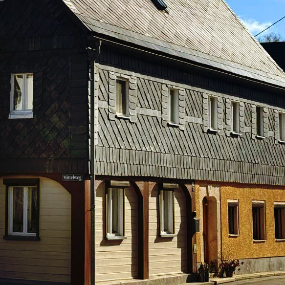 Haus Bergverliebt Ansicht von der Straße